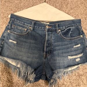 Denim Distressed Women Shorts